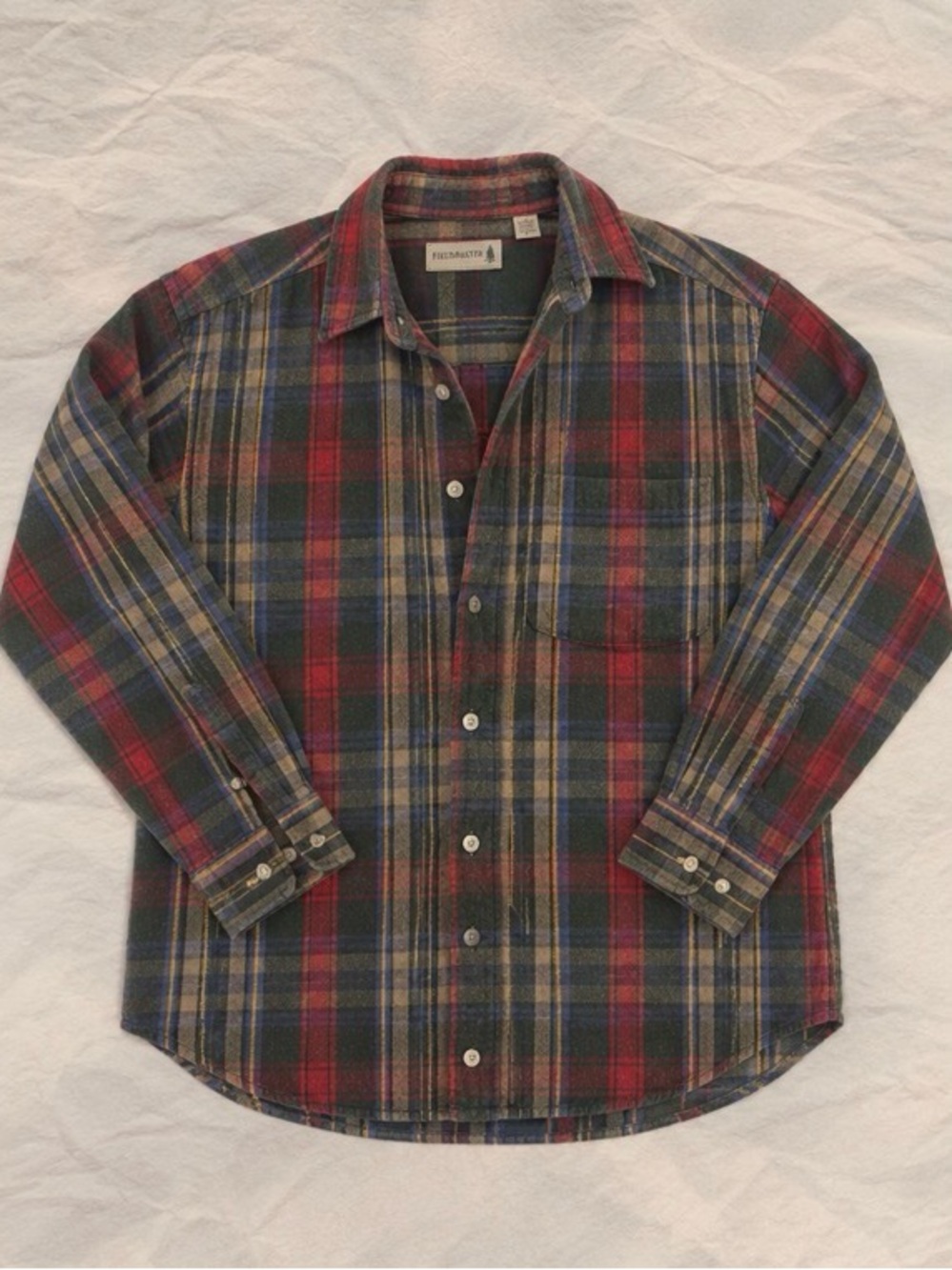 Filson Plaid Flannel Shirt - Red & Green